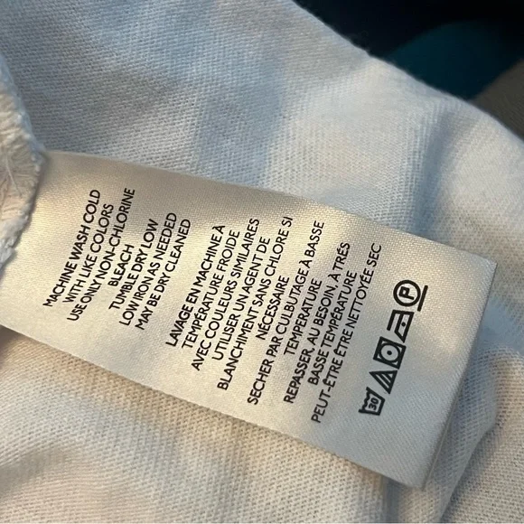 Free People Kitty Tee Ivory Cropped Puff Sleeve Bow Front Cottagecore Top Size S - Picture 9 of 9